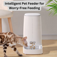 ROJECO Automatic WiFi Cat Feeder: Smart Food Kibble Dispenser with Remote Control for Cats and Dogs, Ideal for Dry Food Accessories