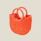 Handwoven Straw Rattan Half-Moon Beach Handbag – Large Capacity Summer Hollow Out Crossbody Shoulder Bag for Women