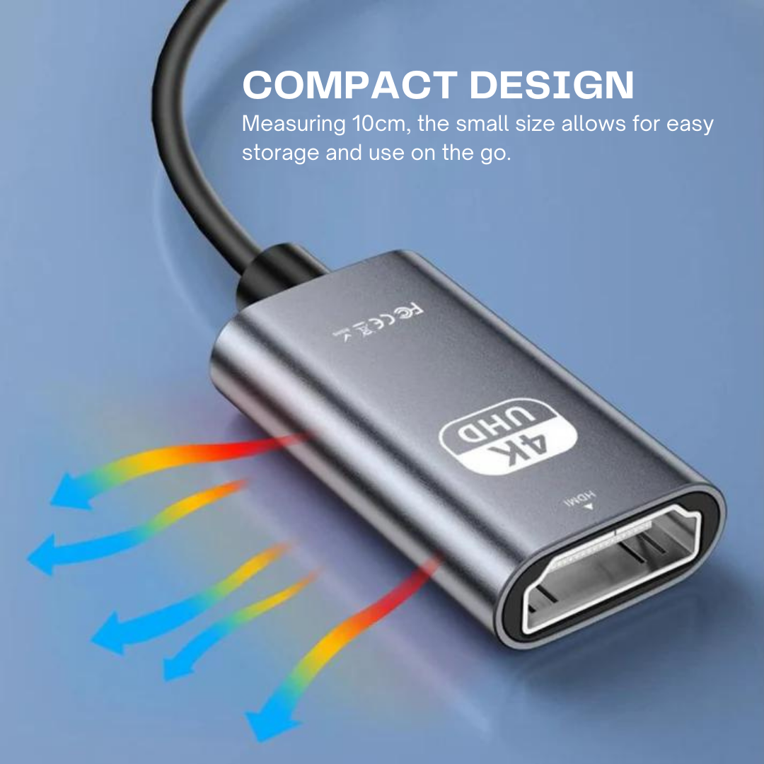 USB-C to HDMI Adapter Converter 4K 60Hz 30Hz for MacBook Lenovo Laptop Phone to TV Cable