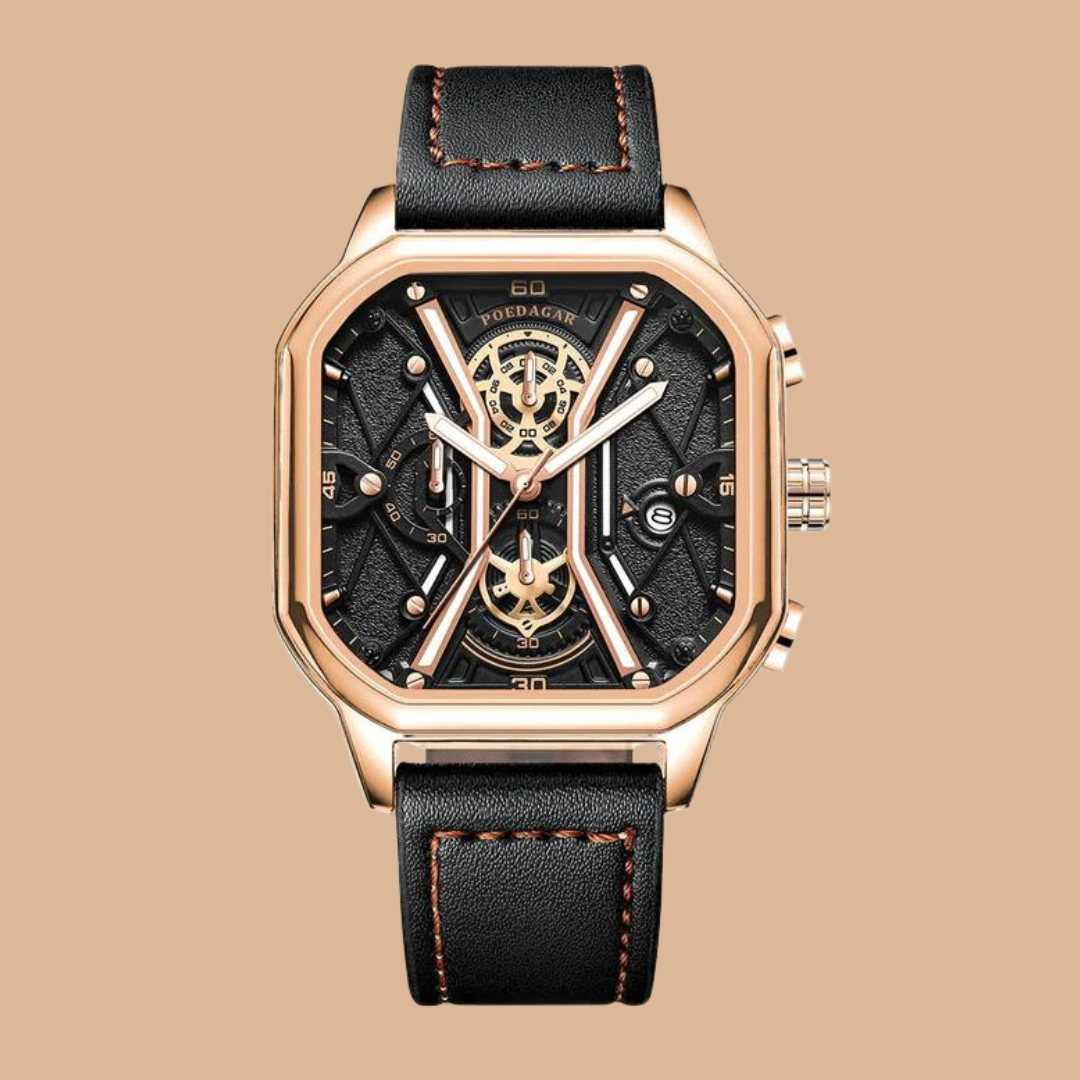 Original POEDAGAR Luxury Men's Wristwatch