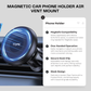 Magnetic Car Phone Holder Air Vent Mount for Magsafe iPhone 15/14/13 Pro Max, Xiaomi, Samsung