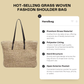 Summer Luxury Women's Bag: Hot-Selling Grass Woven Fashion Shoulder Bag with Large Capacity for Leisure