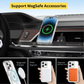 Magnetic Clear Case for iPhone 16/15/14/13/12/11 Pro Max, Plus, Mini, 8/7, XS, XR – Silicone Transparent Cover for MagSafe