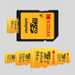 Kodak Genuine Micro SD Card - 32GB, 64GB, 128GB, 256GB, Class 10, with SD Adapter for Phones, Tablets, Cameras, and GoPro