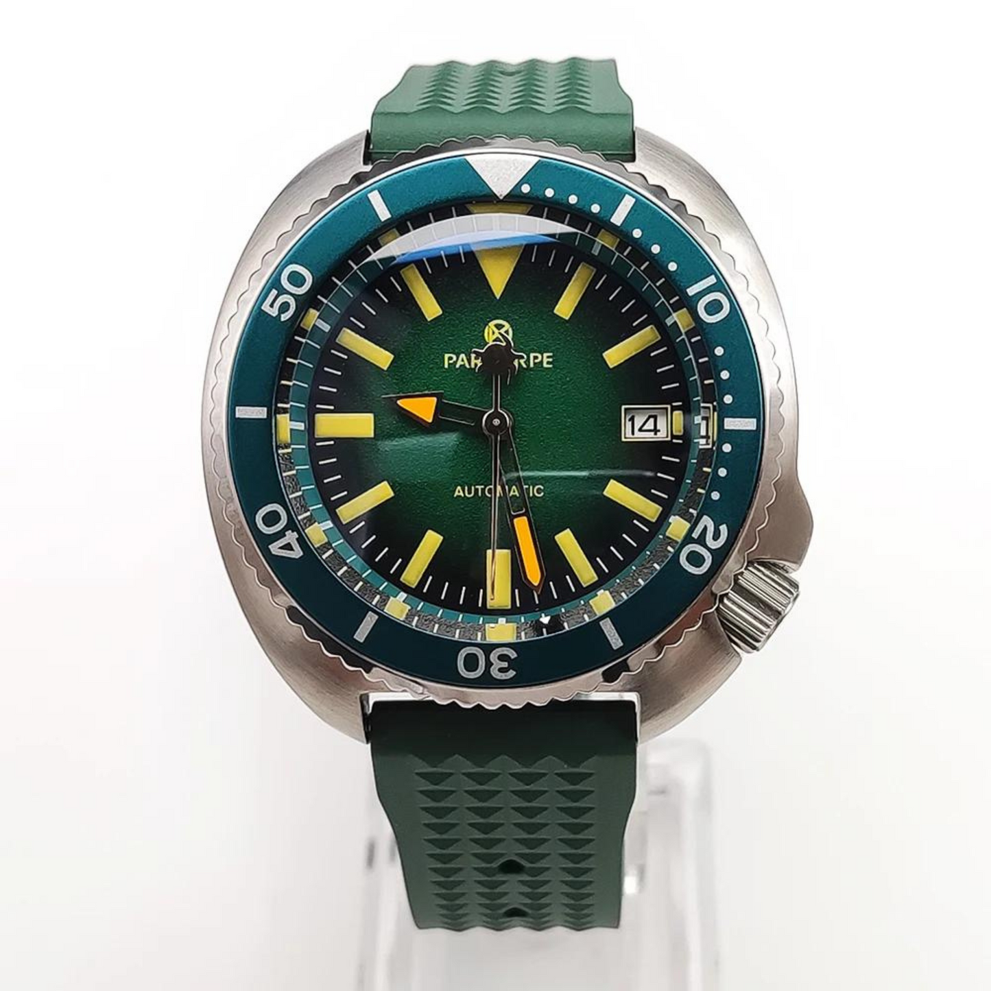 Luxury Diver's Men's Watch Abalone Dial NH35A Movement Sapphire Glass