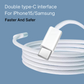 Usb C to Type C Fast Charging PD 60W Mobile Phone Date Cable For Iphone15 Android Samsung Huawei Type C Braided Charger Cable