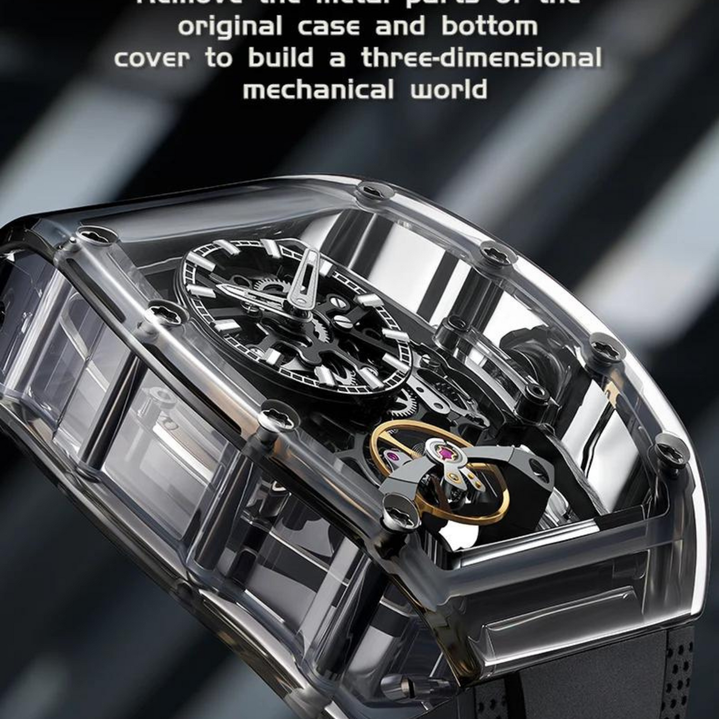 Kinamatic 360 Waterproof Tourbillon Automatic Men's Watch