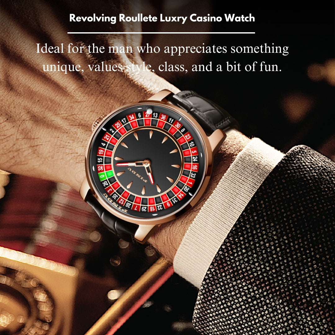 Revolving Roulette Luxury Casino Watch