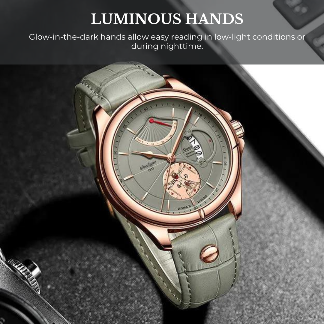 Original POEDAGAR Luxury Men's Sport Watch