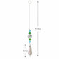 Hanging Crystal Windchimes - Handmade Life Tree Pendant Craft Chain for Window, Car, and Garden Decor