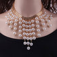 Stylish High Quality Imitation Pearl Neck Pendant Elegant Bead Necklace for Women Perfect Jewelry Gift