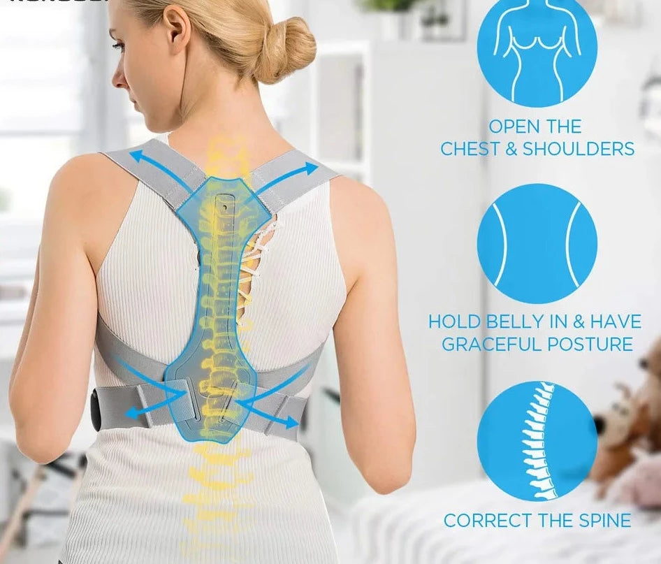 Original Posture Corrector Orthopedic Adjustable Back Shoulder Brace