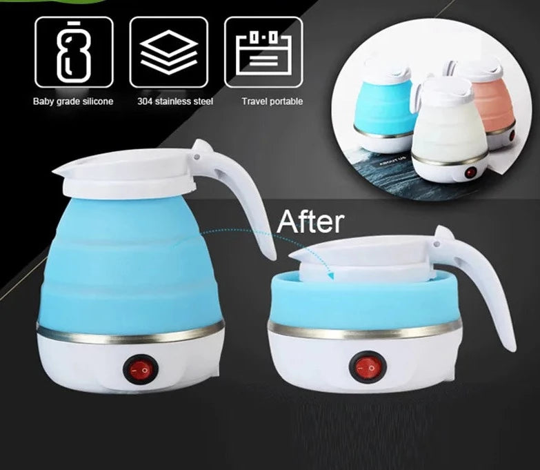 Portable and Foldable Heating Water Kettle Ideal For Travel