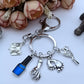 Nail Art Keychain with Nail Polish Nail Clippers Thoughtful Gift