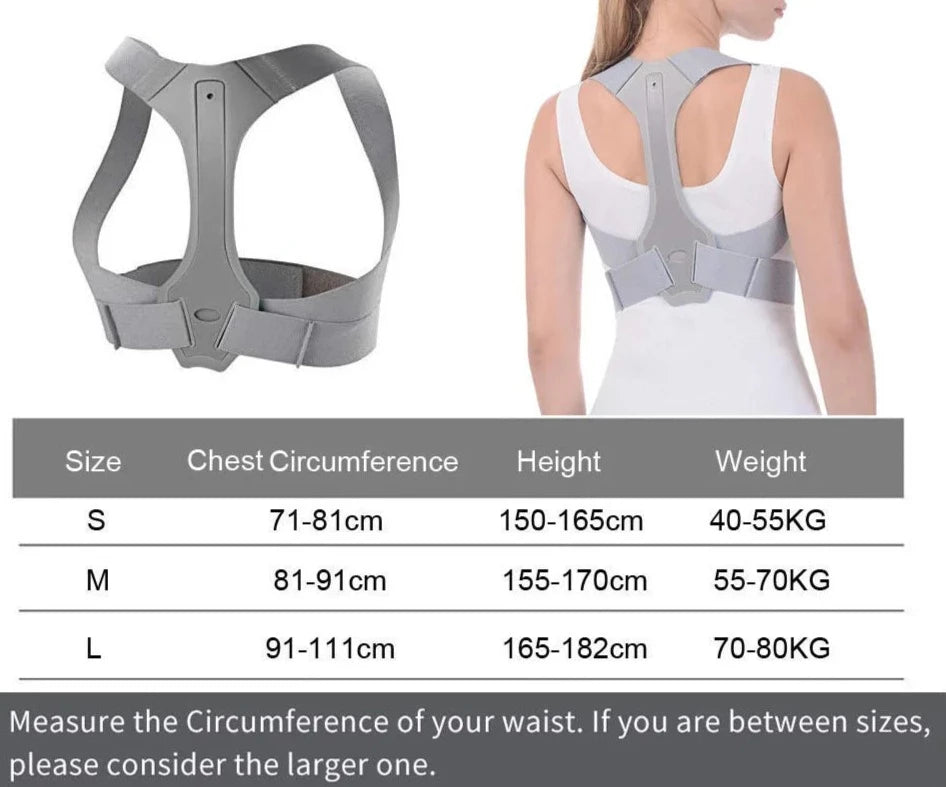 Original Posture Corrector Orthopedic Adjustable Back Shoulder Brace