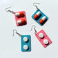 Whimsical Wooden Pill Capsule Earrings: Quirky Fashion for Party-Goers, Teens, and Unique Style Lovers