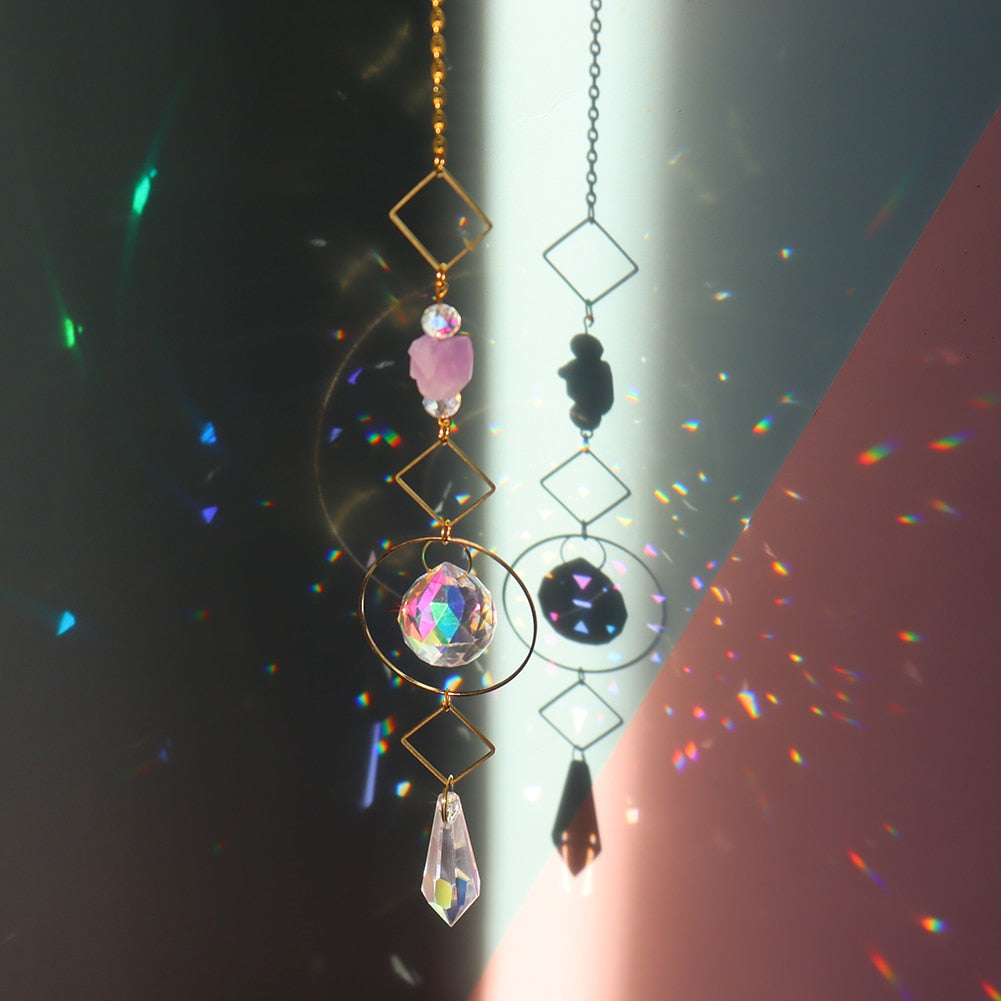 Handmade Crystal Sun Catchers - Radiant Jewellery for Window Hanging and Rainbow Making