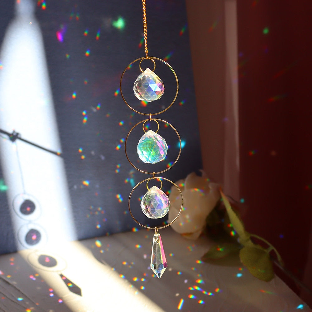 Handmade Crystal Sun Catchers - Radiant Jewellery for Window Hanging and Rainbow Making