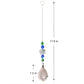 Hanging Crystal Windchimes - Handmade Life Tree Pendant Craft Chain for Window, Car, and Garden Decor