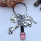 Nail Art Keychain with Nail Polish Nail Clippers Thoughtful Gift