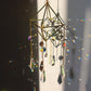 Crystal Moon Sun Catcher Windchimes - Radiant Prism Rainbow Makers for Home and Garden Decor