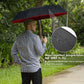 Automatic Windproof Luxury Business Umbrella: Strong, Double Layer, Ideal for Men and Women in Rainy Conditions.