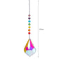 Hanging Crystal Windchimes - Handmade Life Tree Pendant Craft Chain for Window, Car, and Garden Decor