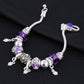 Elegant Heart Charms Bracelet: Exquisite Crystal Beads Bracelet & Bangles, Perfect for Women's Fashion Jewelry Collection