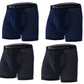 Premium Men's Merino Wool Boxer Briefs: Ultra-Soft Moisture-Wicking Base Layer Underwear