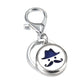 Perfume Keychain Stainless Steel Essential Oil Perfume Aromatherapy Key Chain