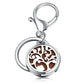 Perfume Keychain Stainless Steel Essential Oil Perfume Aromatherapy Key Chain