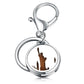 Perfume Keychain Stainless Steel Essential Oil Perfume Aromatherapy Key Chain