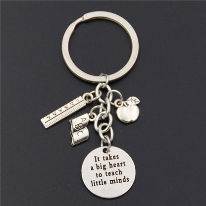 Show Appreciation with Teacher Keychain Classic Plant Design