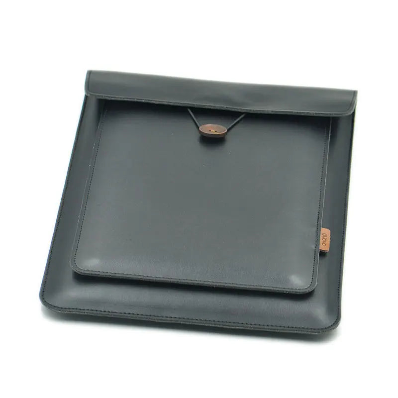 Laptop Cover,Sleeve,Case, Pouch Leather Double Layer For M1 MacBook Pro Air 12/13.3/14/15.4/16