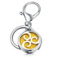 Perfume Keychain Stainless Steel Essential Oil Perfume Aromatherapy Key Chain