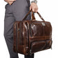 Genuine Leather Briefcase Big Size Vintage Style  Executive Laptop Travel Bag