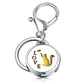 Perfume Keychain Stainless Steel Essential Oil Perfume Aromatherapy Key Chain