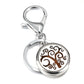 Perfume Keychain Stainless Steel Essential Oil Perfume Aromatherapy Key Chain