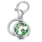 Perfume Keychain Stainless Steel Essential Oil Perfume Aromatherapy Key Chain