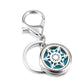 Perfume Keychain Stainless Steel Essential Oil Perfume Aromatherapy Key Chain