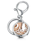 Perfume Keychain Stainless Steel Essential Oil Perfume Aromatherapy Key Chain