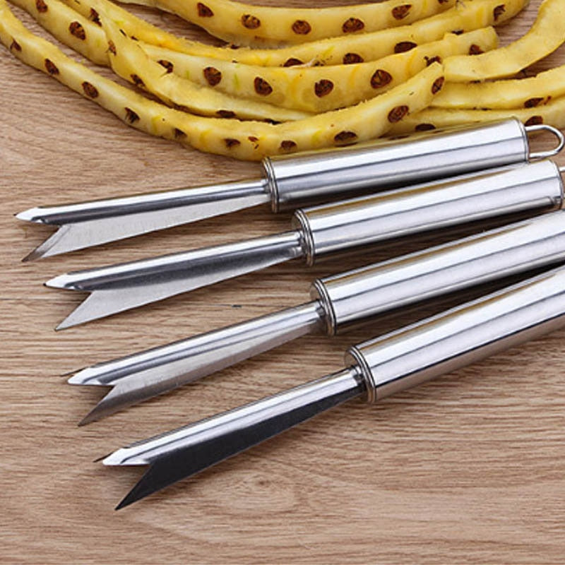 Stainless Steel Pineapple Knife Non-slip Pineapple Peeler Easy Cleaning  Pineapple Shovel  Fruit Tools  Kitchen Tools