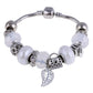 Elegant Heart Charms Bracelet: Exquisite Crystal Beads Bracelet & Bangles, Perfect for Women's Fashion Jewelry Collection