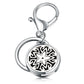 Perfume Keychain Stainless Steel Essential Oil Perfume Aromatherapy Key Chain