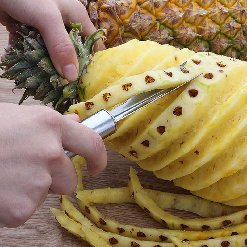 Stainless Steel Pineapple Knife Non-slip Pineapple Peeler Easy Cleaning  Pineapple Shovel  Fruit Tools  Kitchen Tools