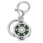 Perfume Keychain Stainless Steel Essential Oil Perfume Aromatherapy Key Chain