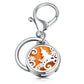 Perfume Keychain Stainless Steel Essential Oil Perfume Aromatherapy Key Chain