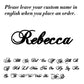 Stylish Personalized Name Earrings: Stainless Steel Initial Letter Nameplate Jewelry