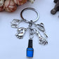 Nail Art Keychain with Nail Polish Nail Clippers Thoughtful Gift