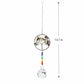 Hanging Crystal Windchimes - Handmade Life Tree Pendant Craft Chain for Window, Car, and Garden Decor